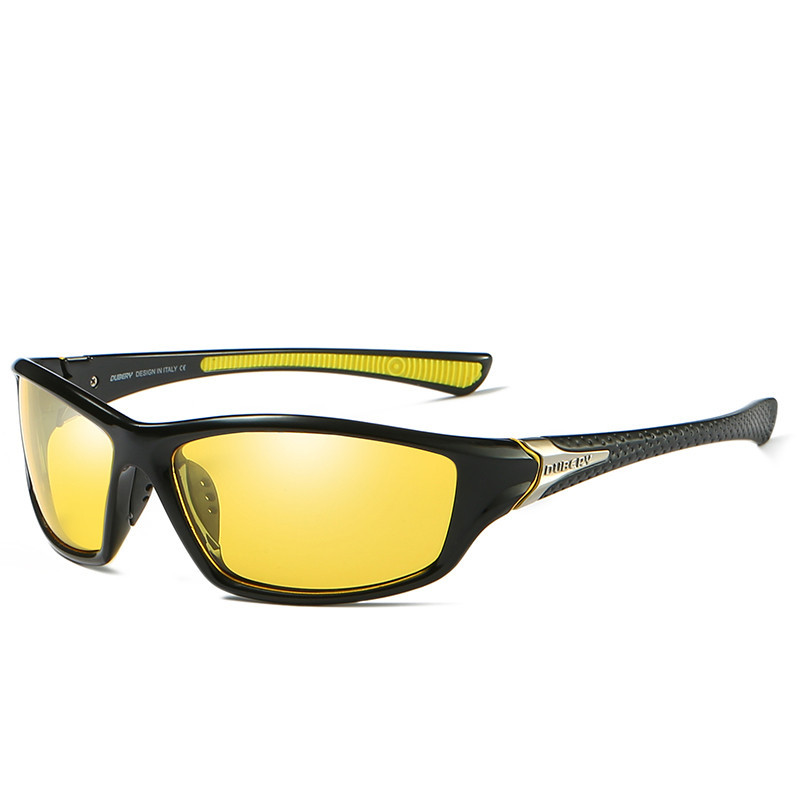 DUBERY Square Sports Style Polarized Sunglasses Men Brand Original Design Sun Glasses Male Ultralight Glasses Frame Goggles - Image 3