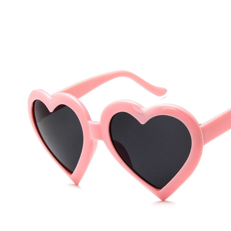 Trendy Heart-shaped Sunglasses Colorful Sunglasses Peach Heart Sunglasses - Image 8