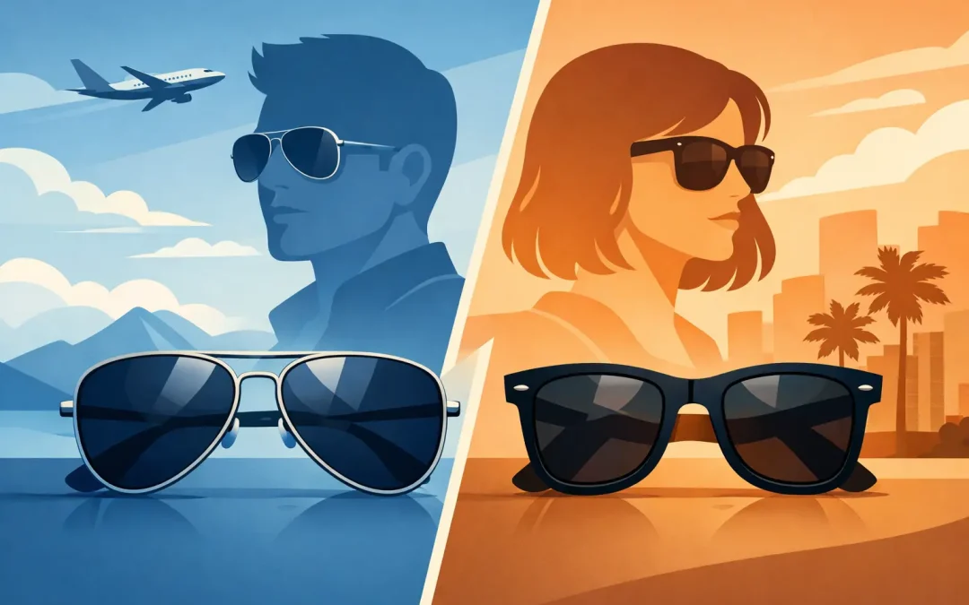 Aviator Versus Wayfarer Frames: Which Fits You?